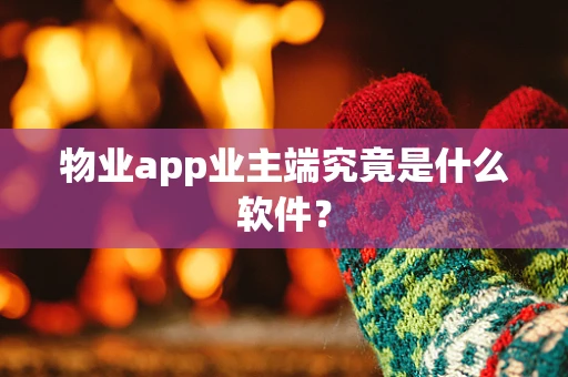 物业app业主端究竟是什么软件？