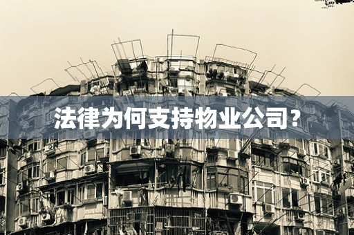 法律为何支持物业公司？
