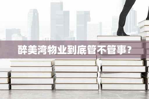 醉美湾物业到底管不管事？