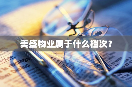 美盛物业属于什么档次？
