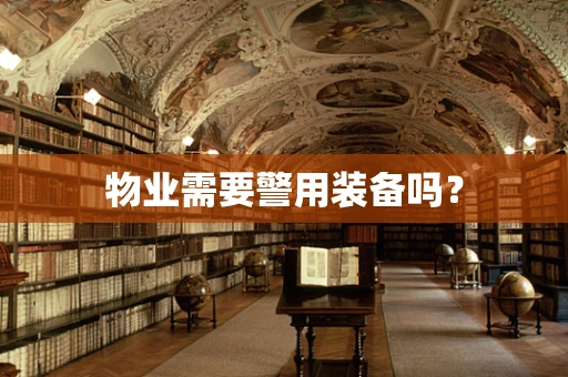 物业需要警用装备吗？