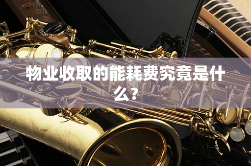 物业收取的能耗费究竟是什么？
