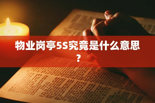 物业岗亭5S究竟是什么意思？