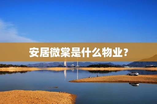 安居微棠是什么物业？