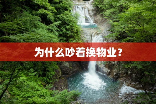 为什么吵着换物业？