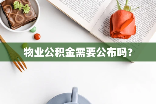 物业公积金需要公布吗？