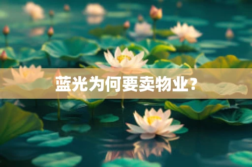 蓝光为何要卖物业？