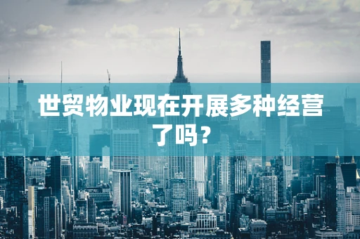 世贸物业现在开展多种经营了吗？