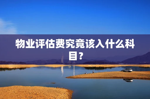 物业评估费究竟该入什么科目？