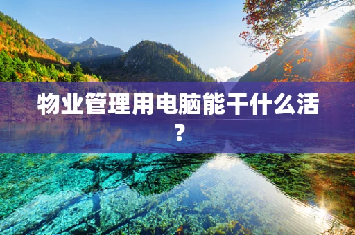 物业管理用电脑能干什么活？