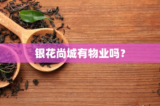 银花尚城有物业吗？