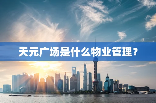 天元广场是什么物业管理？