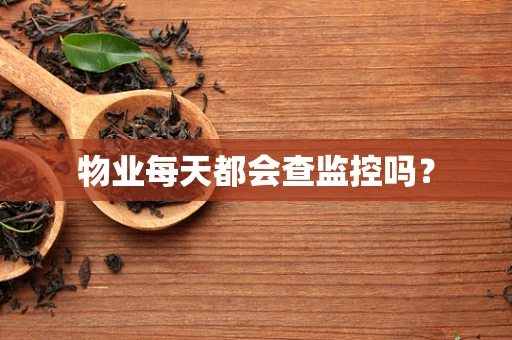 物业每天都会查监控吗？