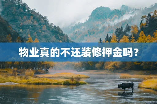 物业真的不还装修押金吗？