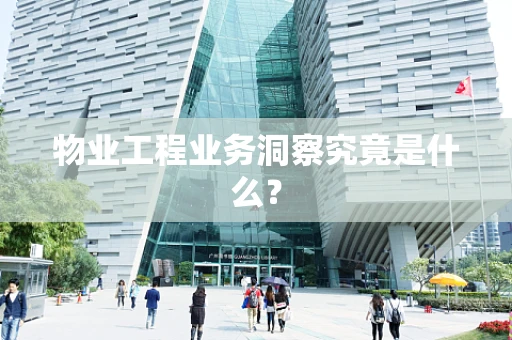物业工程业务洞察究竟是什么？