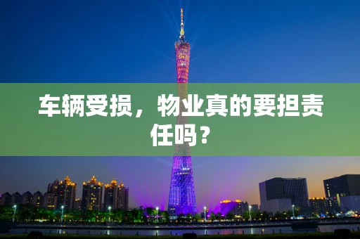 车辆受损，物业真的要担责任吗？